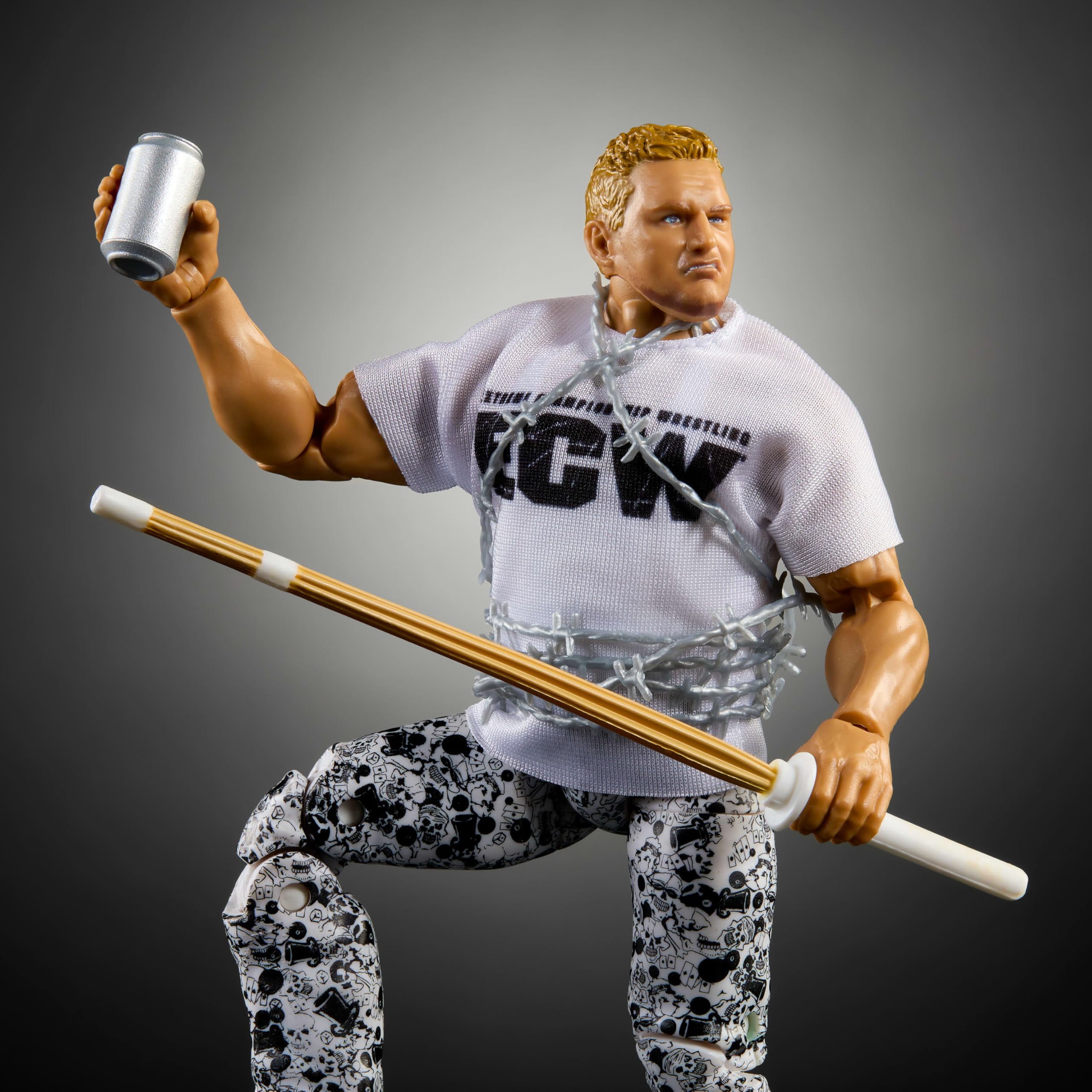 Interchangeable hands and accessories enable varied poses and display