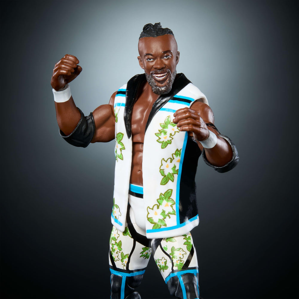 Mattel WWE Elite Kingston interchangeable-hands enable pose versatility and action reenactment