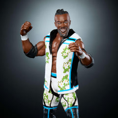 Mattel WWE Elite Kingston interchangeable-hands enable pose versatility and action reenactment