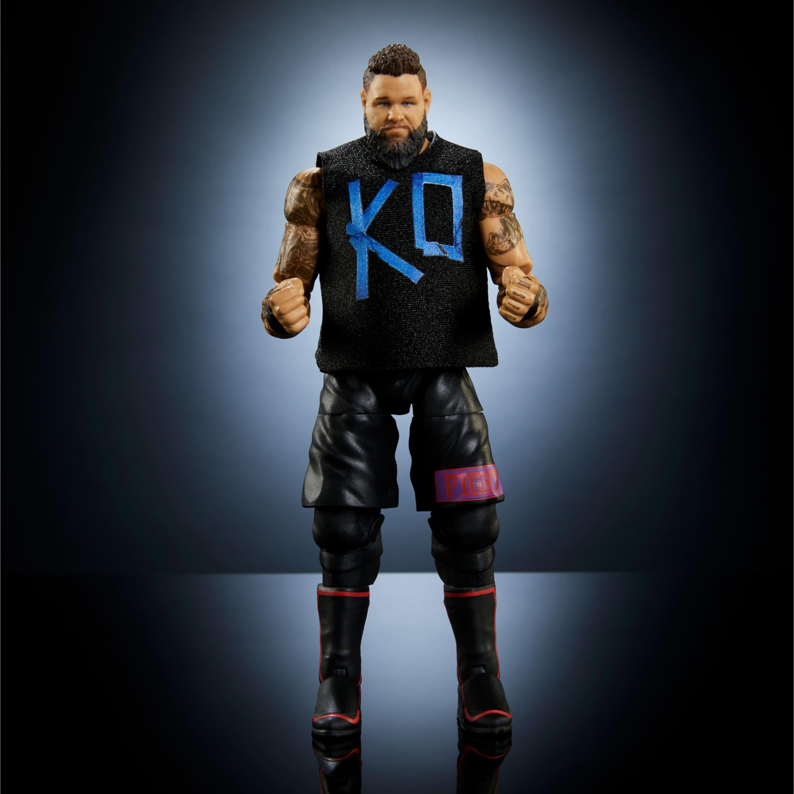Mattel WWE Elite Kevin Owens figure accessories included for authentic action play