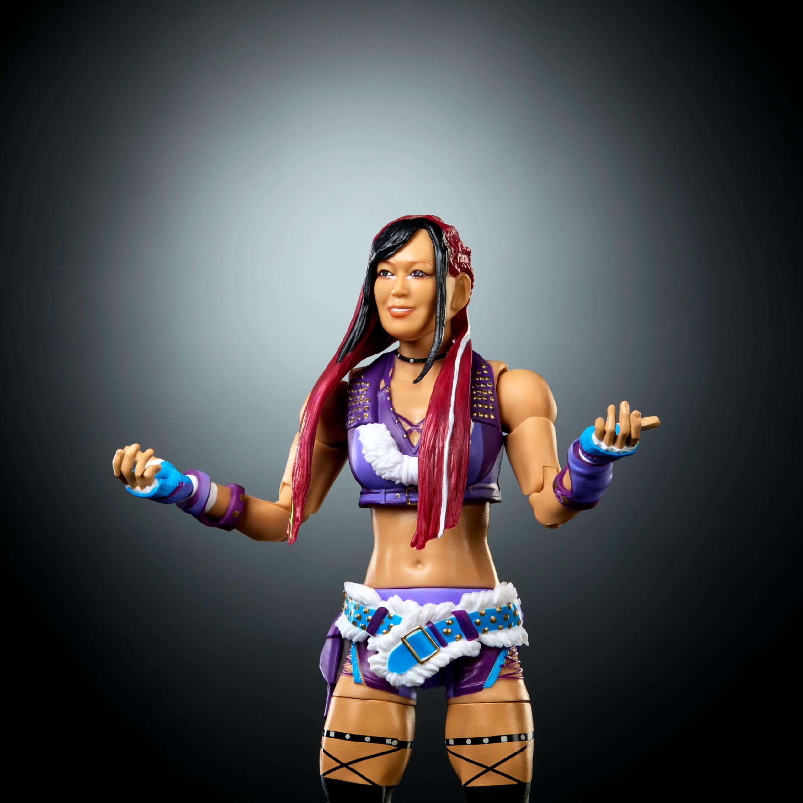 Mattel WWE Iyo Sky accessories included for authentic display and play
