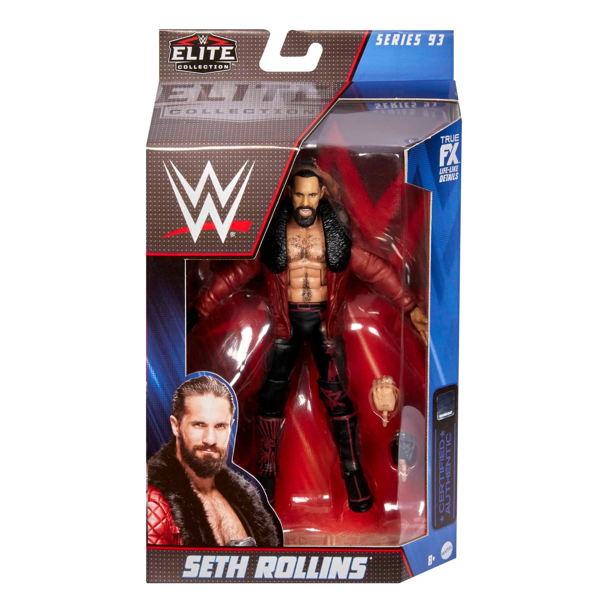 Mattel WWE Elite Seth Rollins 6in figure perfect for collection display setups