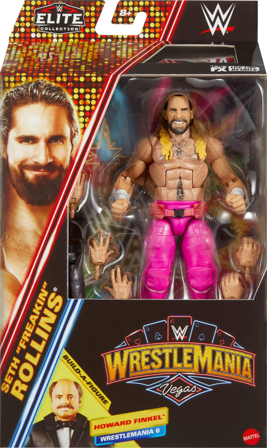 Interchangeable hands for action poses on the Seth Rollins figure.