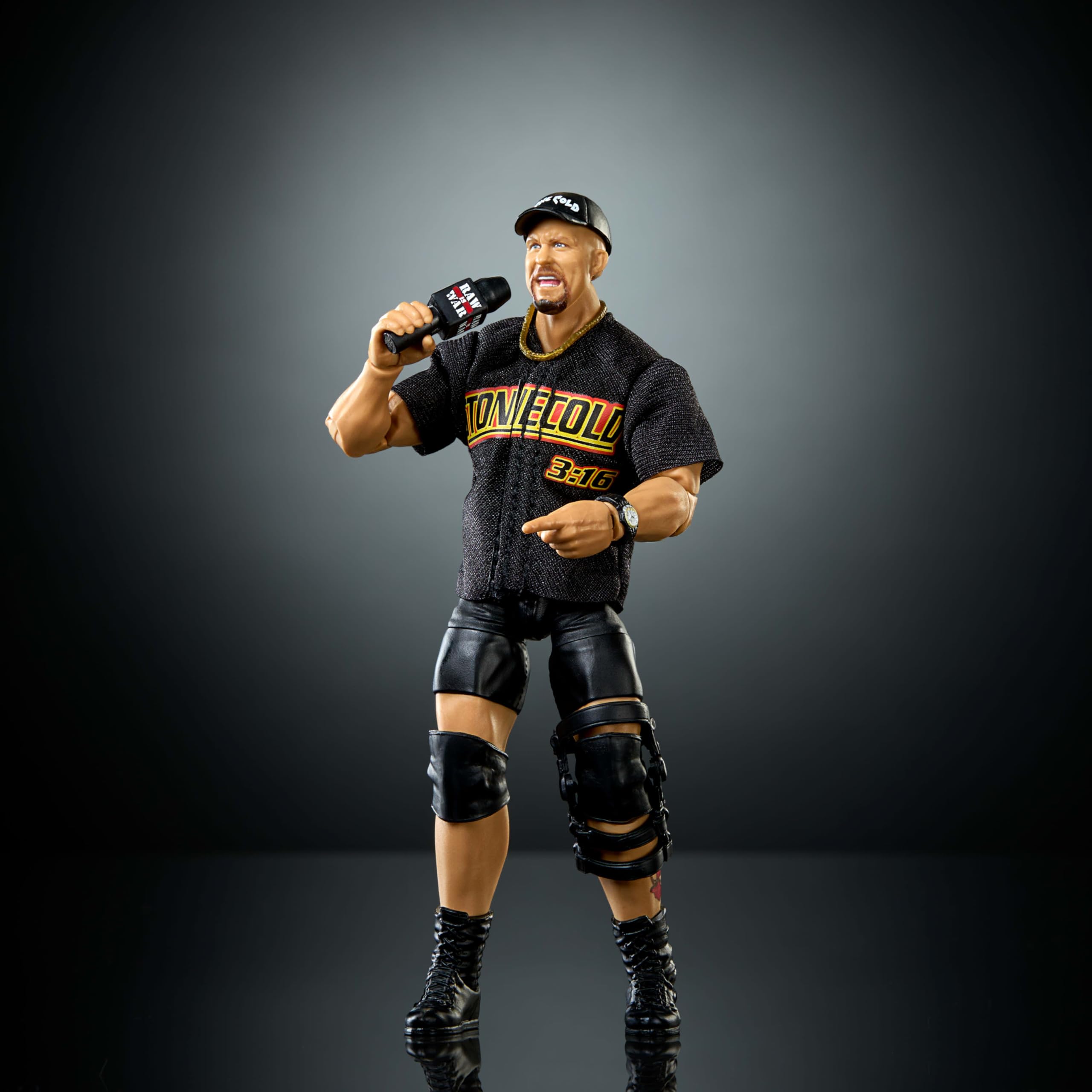 Stone Cold Austin accessories for recreating signature moments.