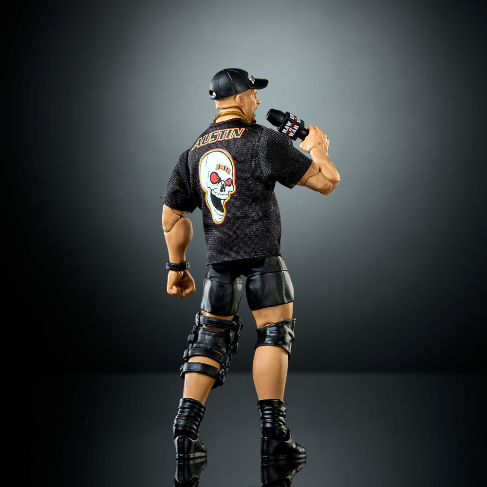 Stone Cold Austin swappable hands for varied play.