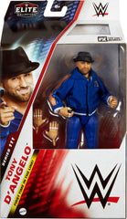 Mattel WWE Tony D’Angelo figure display highlighting 25 articulation points for dynamic posing.