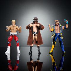 Mattel WWE Elite Top Picks collection display packaging enhances shelf appeal.