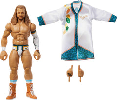 Mattel WWE Elite Tyler Bate figure front view for display and posing.