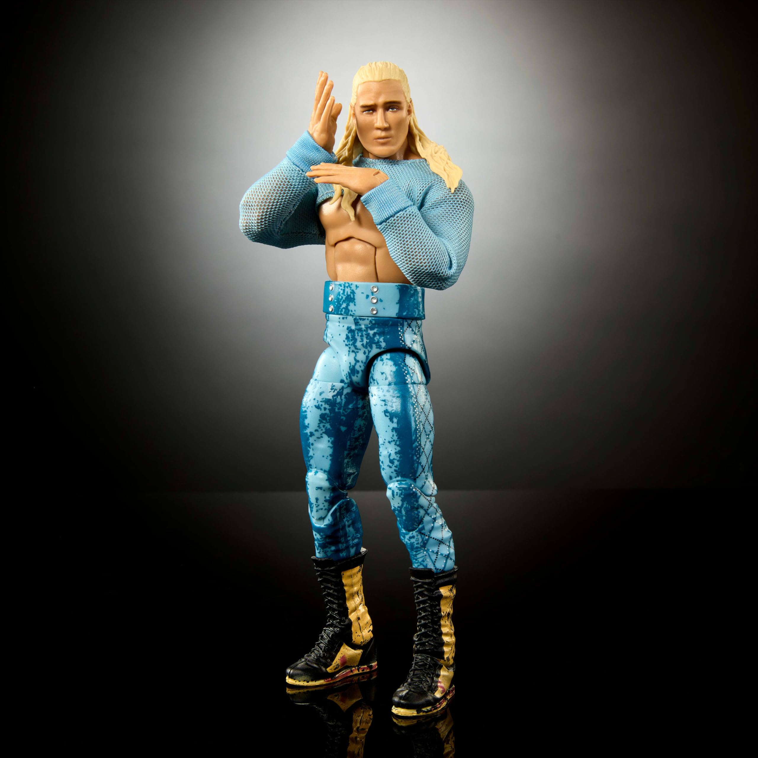 Mattel WWE Elton Prince accessories for authentic entrances and scenes.