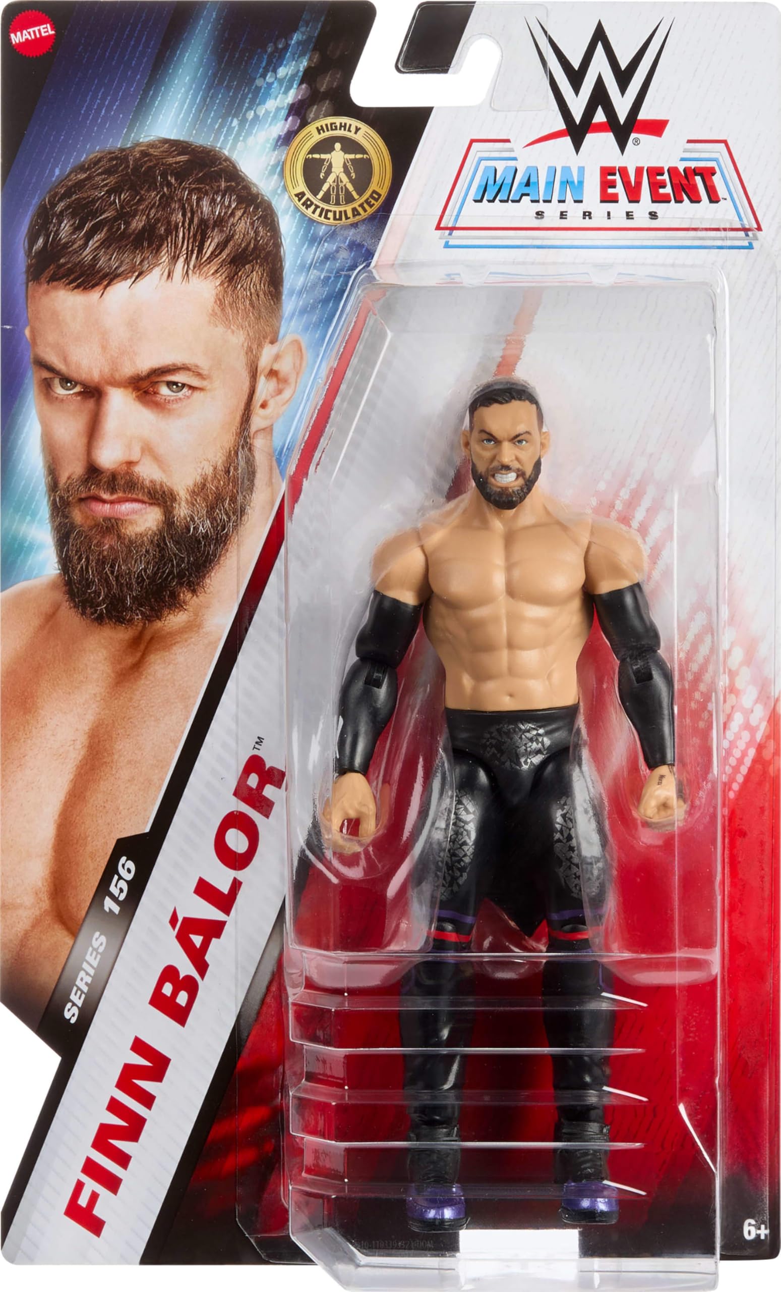 Finn Balor TrueFX face detail for lifelike display.