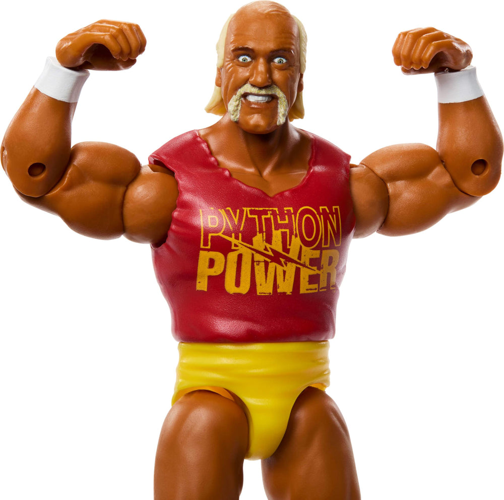 Mattel WWE Hulk Hogan 10 articulation points enabling dynamic poses