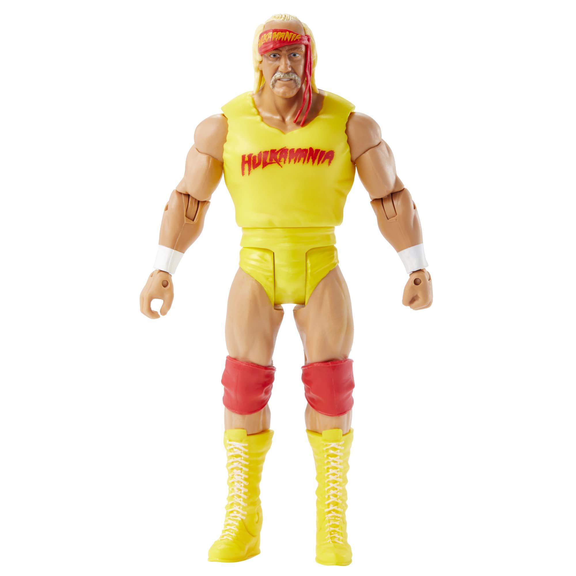 Mattel Hulk Hogan 6-inch figure in pose for action-packed play.