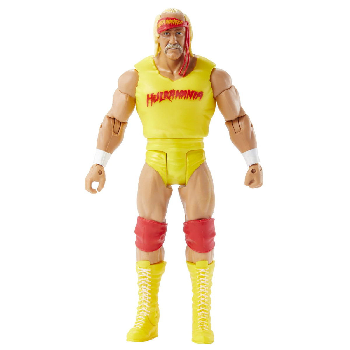 Mattel Hulk Hogan 6-inch figure in pose for action-packed play.