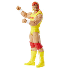 Mattel Hulk Hogan ring gear mirrors authentic wrestling look.