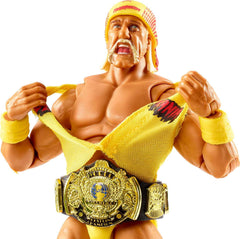Mattel Hulk Hogan Ultimate Edition close-up highlighting lifelike facial features.