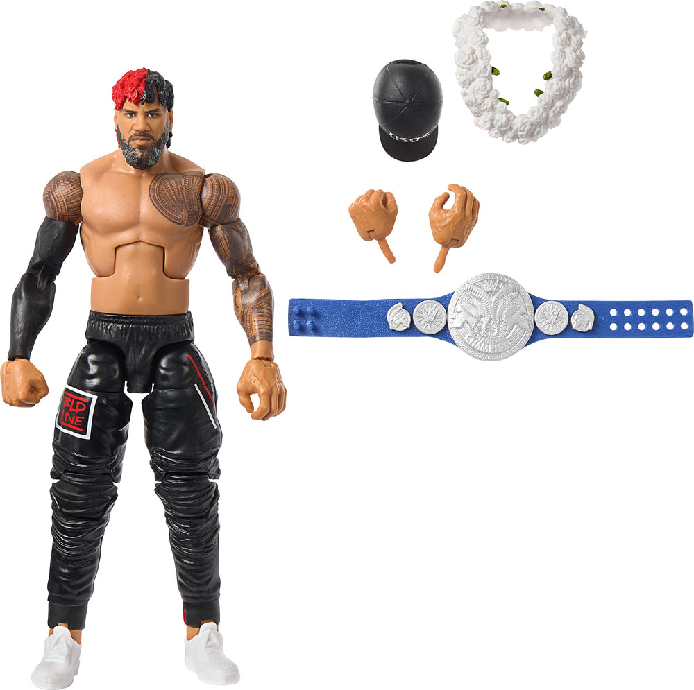 Mattel WWE Jimmy Uso Top Picks Elite figure lifelike detail for display