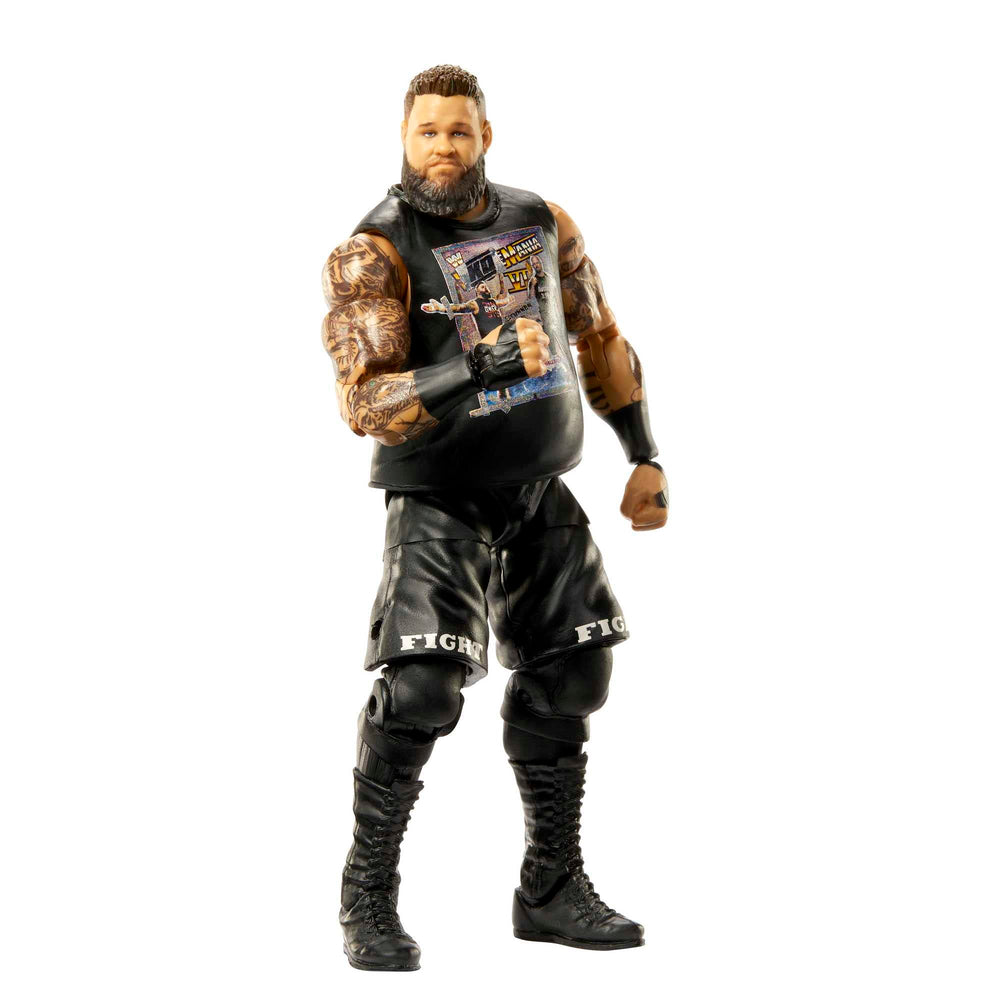 Mattel WWE Kevin Owens Elite iconic accessories to recreate signature looks.