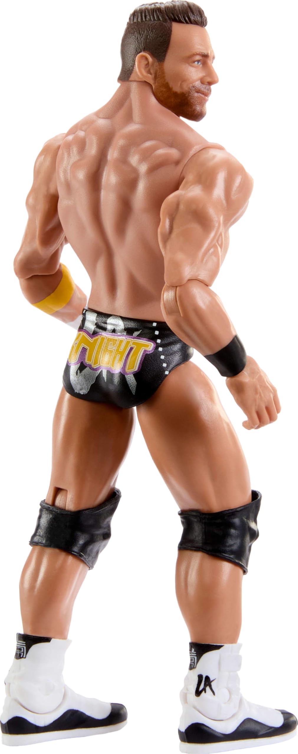 Mattel WWE LA Knight ring-gear details for authentic in-ring storytelling