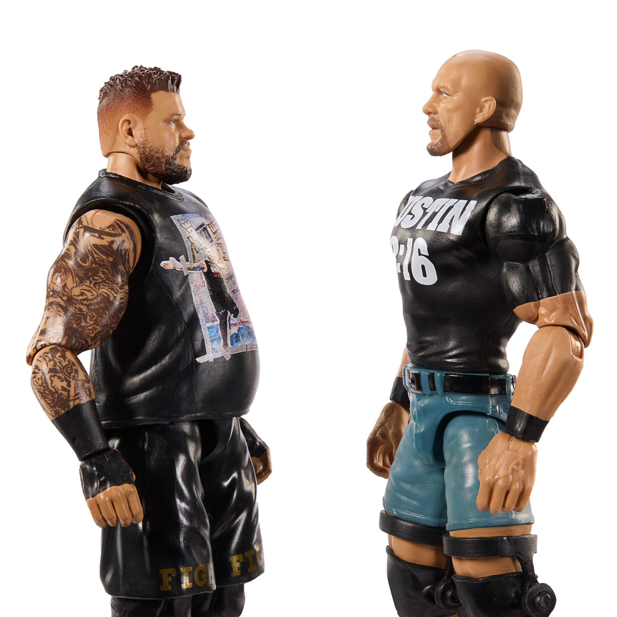 Mattel WWE Main Event figure in ring gear ready for dynamic poses and storytelling.