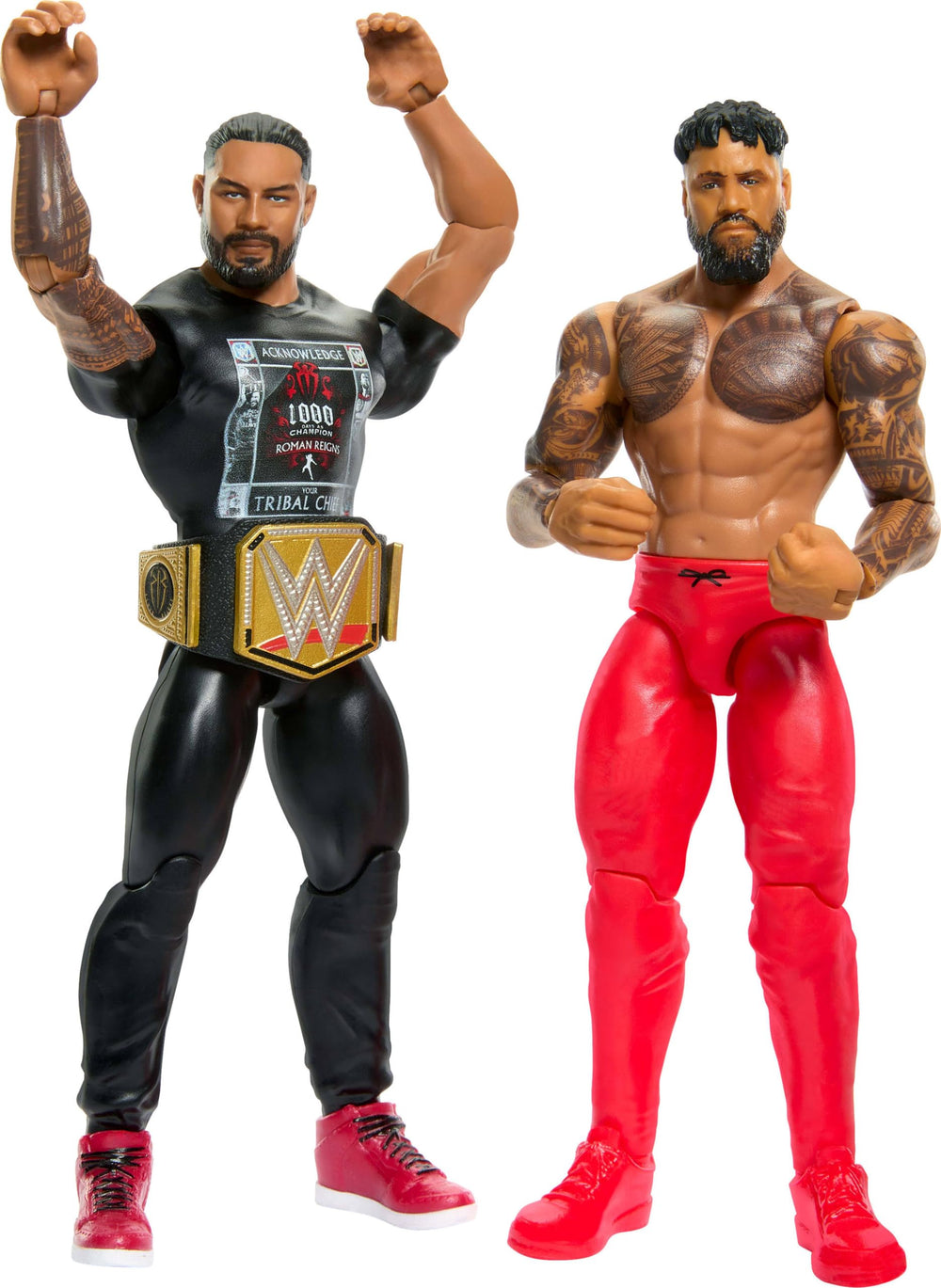 Mattel WWE Main Event TrueFX detail provides lifelike look on figures.