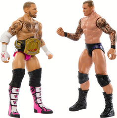 Mattel WWE CM Punk vs Randy Orton 2-Pack TrueFX facial technology boosts realism