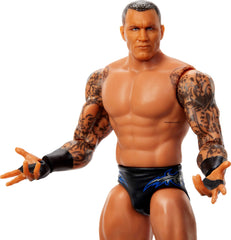 Mattel WWE Randy Orton figure articulation showing 10 joints for versatile posing.