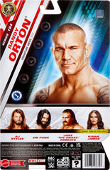 Mattel WWE Randy Orton figure display-ready packaging supporting collection.