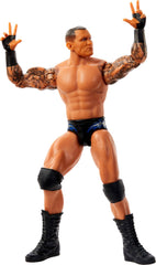 Mattel WWE Randy Orton figure ring-gear with authentic details for display.