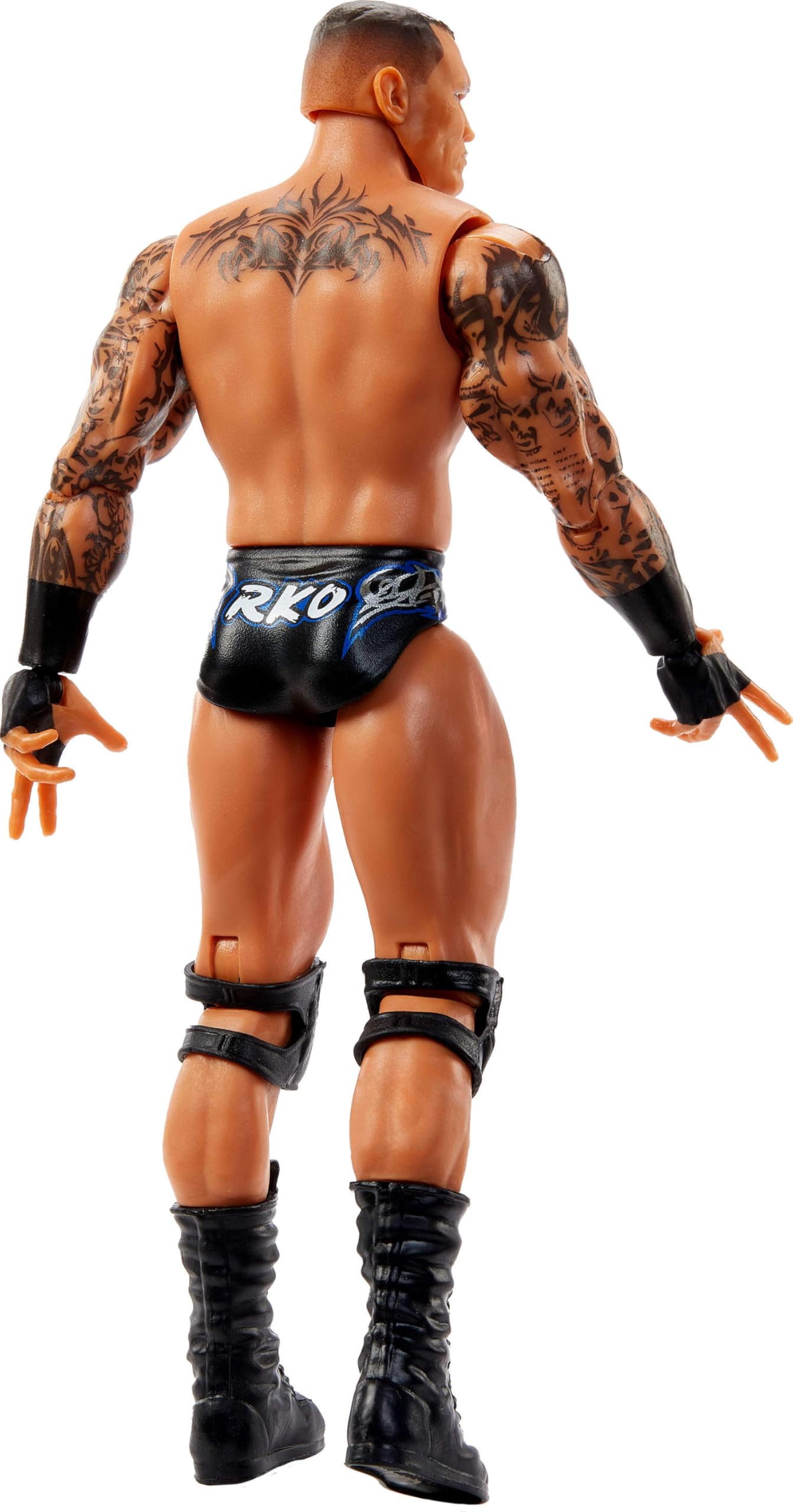 Mattel WWE Randy Orton figure TrueFX detail emphasizes lifelike facial expression.