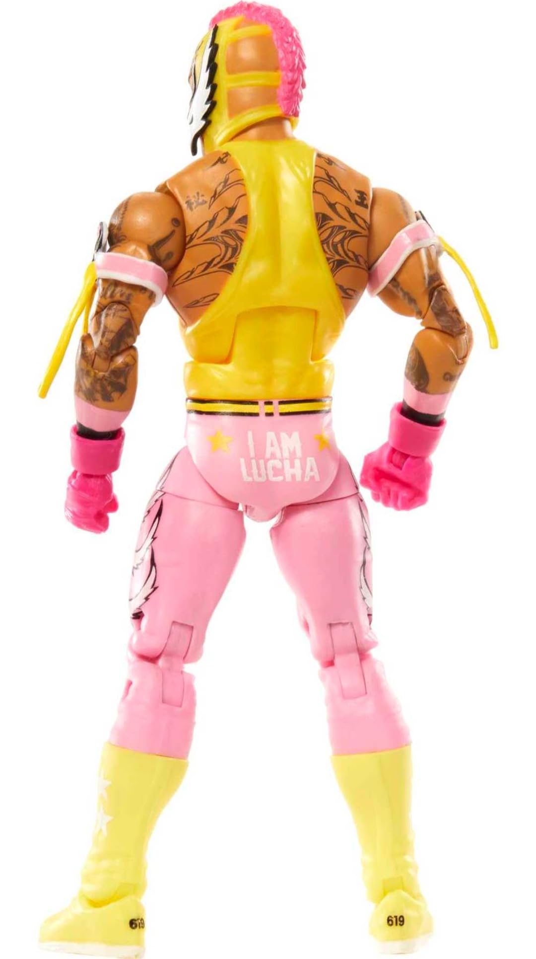 Mattel Rey Mysterio Top Picks Elite on authentic Superstar Scale for collectors