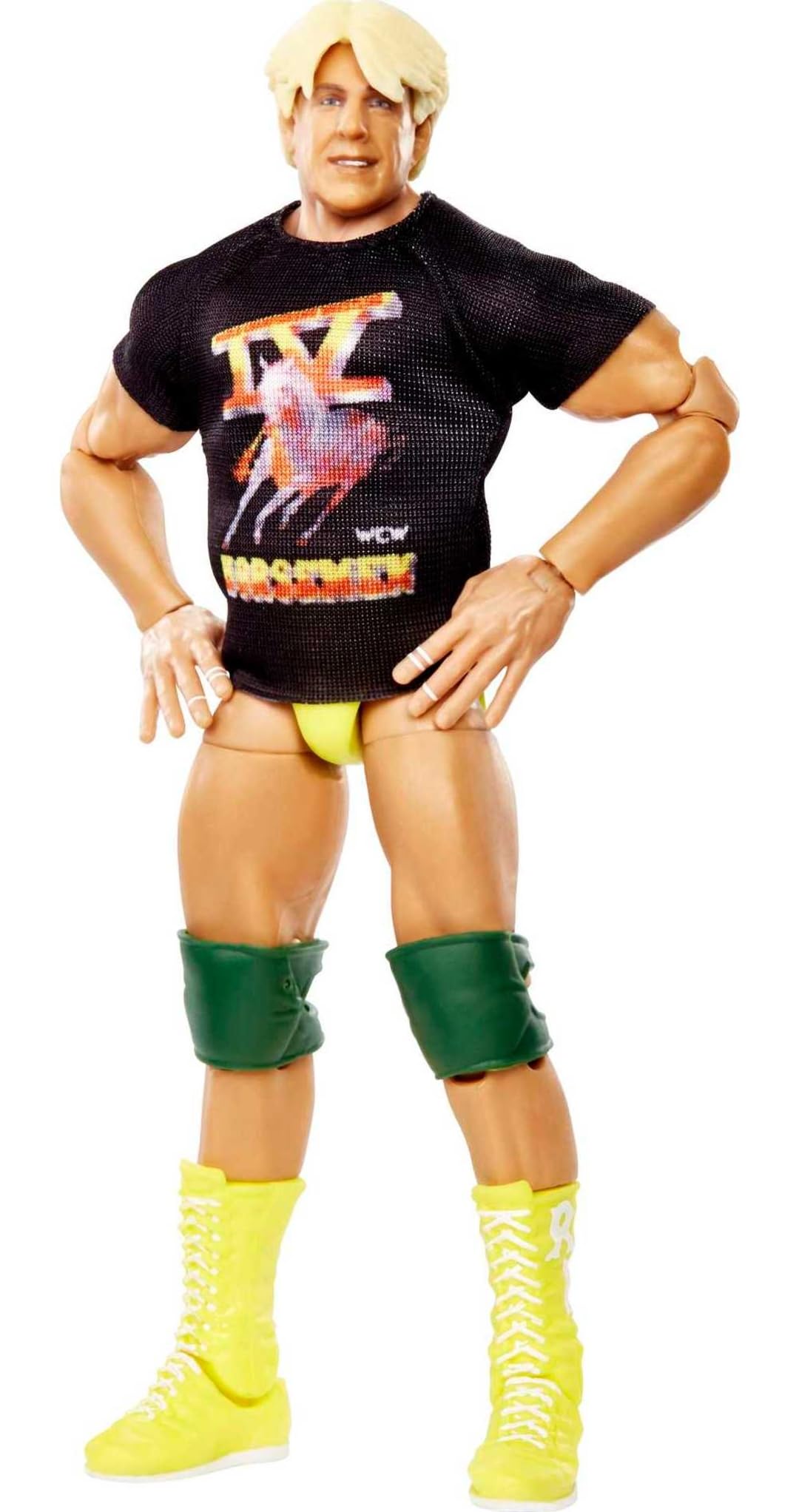 Mattel WWE Ric Flair Elite accessories include entrance gear and belt