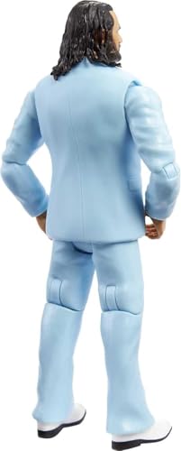 Mattel WWE Seth Rollins authentic ring gear recreates superstar look.