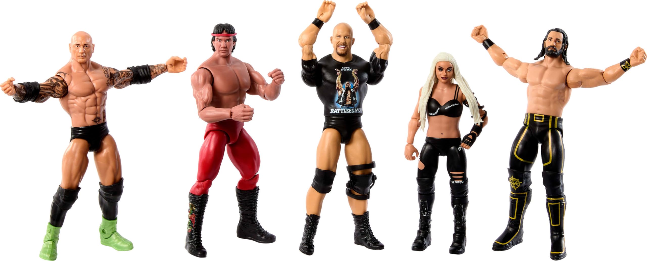 Mattel WWE Stone Cold Steve Austin collection display setup for fan showcases