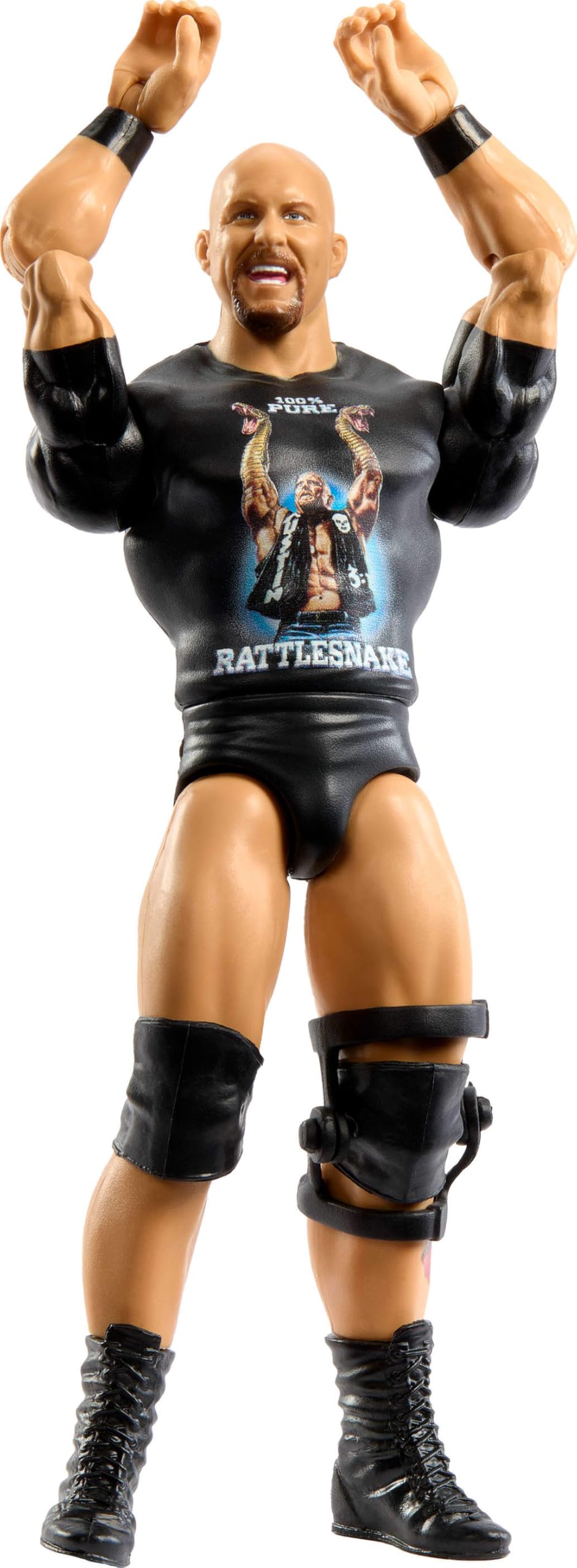 Mattel WWE Stone Cold Steve Austin ring gear detail adds authentic on-ring look