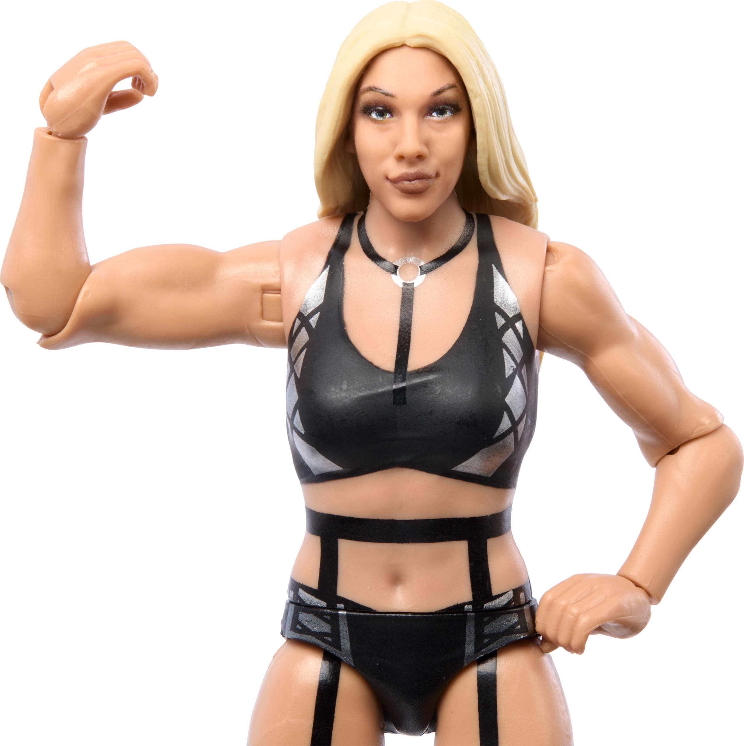 Thea Hail WWE figure with TrueFX face for lifelike display
