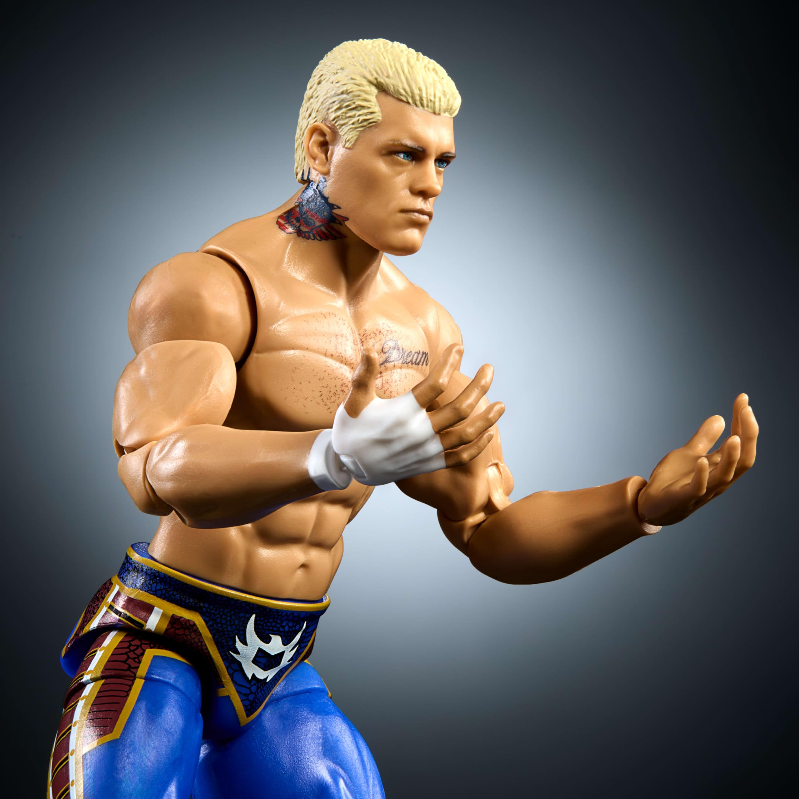 Mattel WWE Top Picks Cody Rhodes ring gear for authentic showcase
