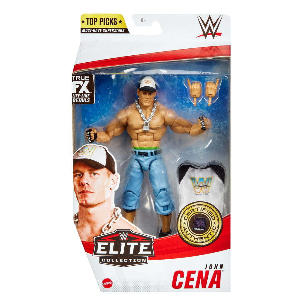 Mattel WWE Top Picks Elite figure in battle-ready setup