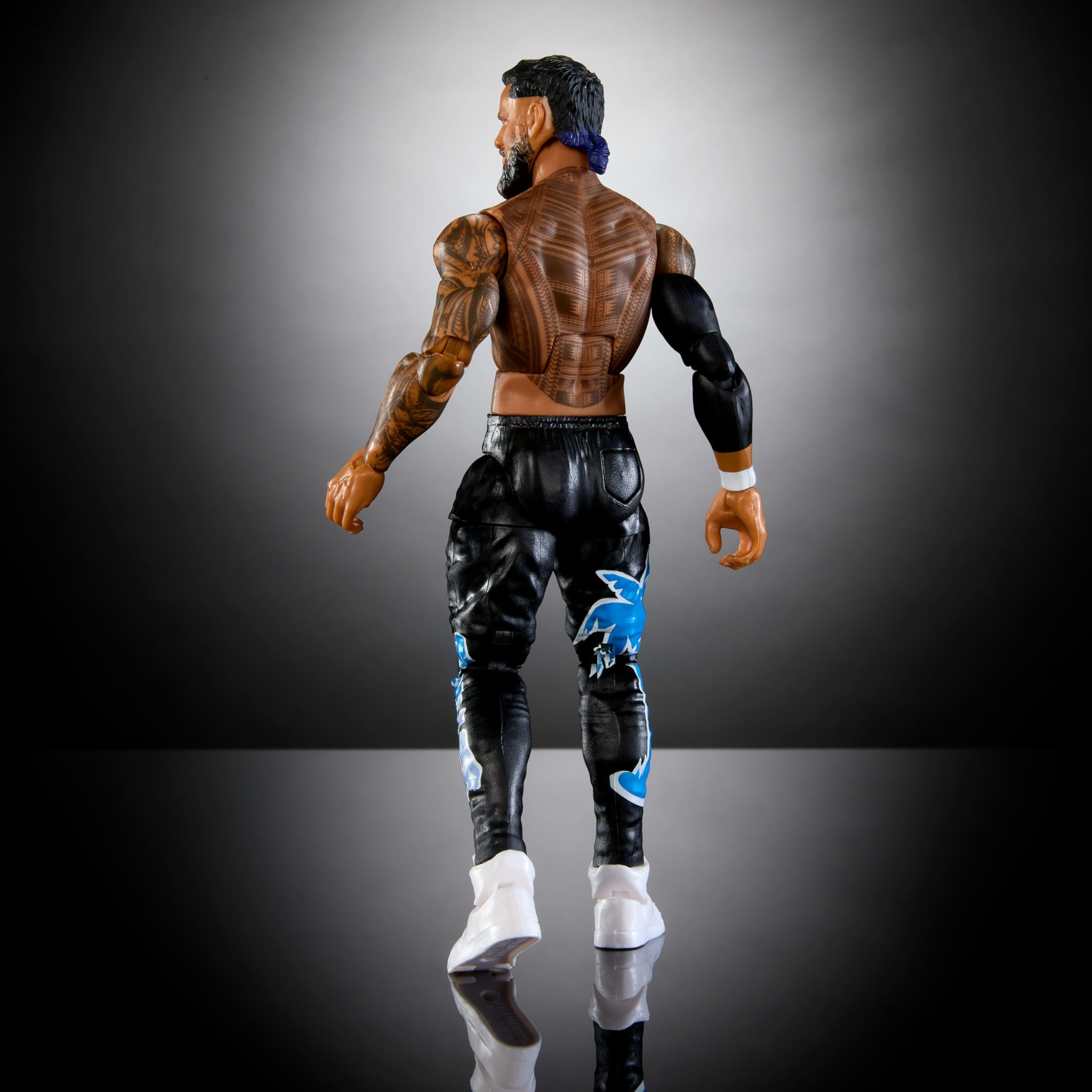 Mattel WWE Top Picks Jey Uso accessories and packaging for fans and kids.