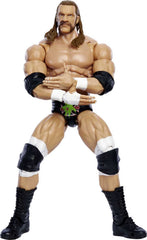 Mattel WWE Triple H Ultimate Edition figure standing at 6 inches tall for shelf display