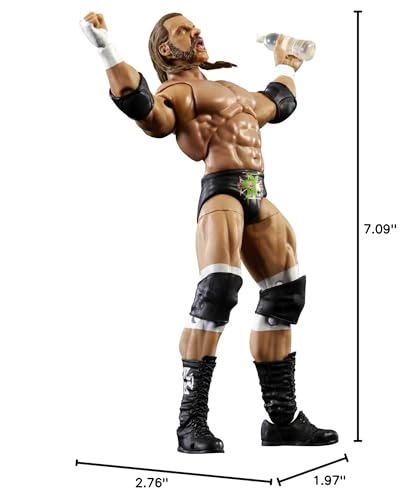 Mattel WWE Triple H Ultimate Edition packaging and included accessories