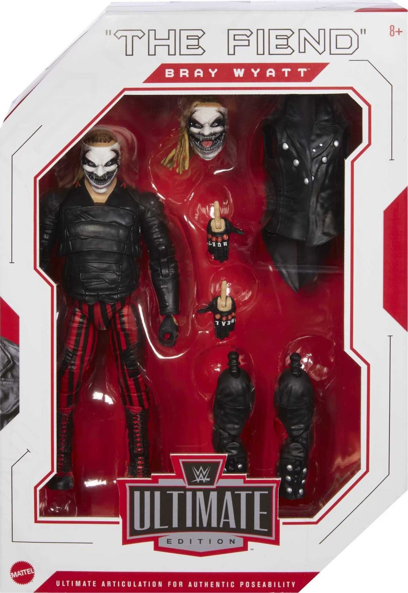 Mattel WWE Ultimate Edition Bray Wyatt display-ready figure for shelf-worthy collection