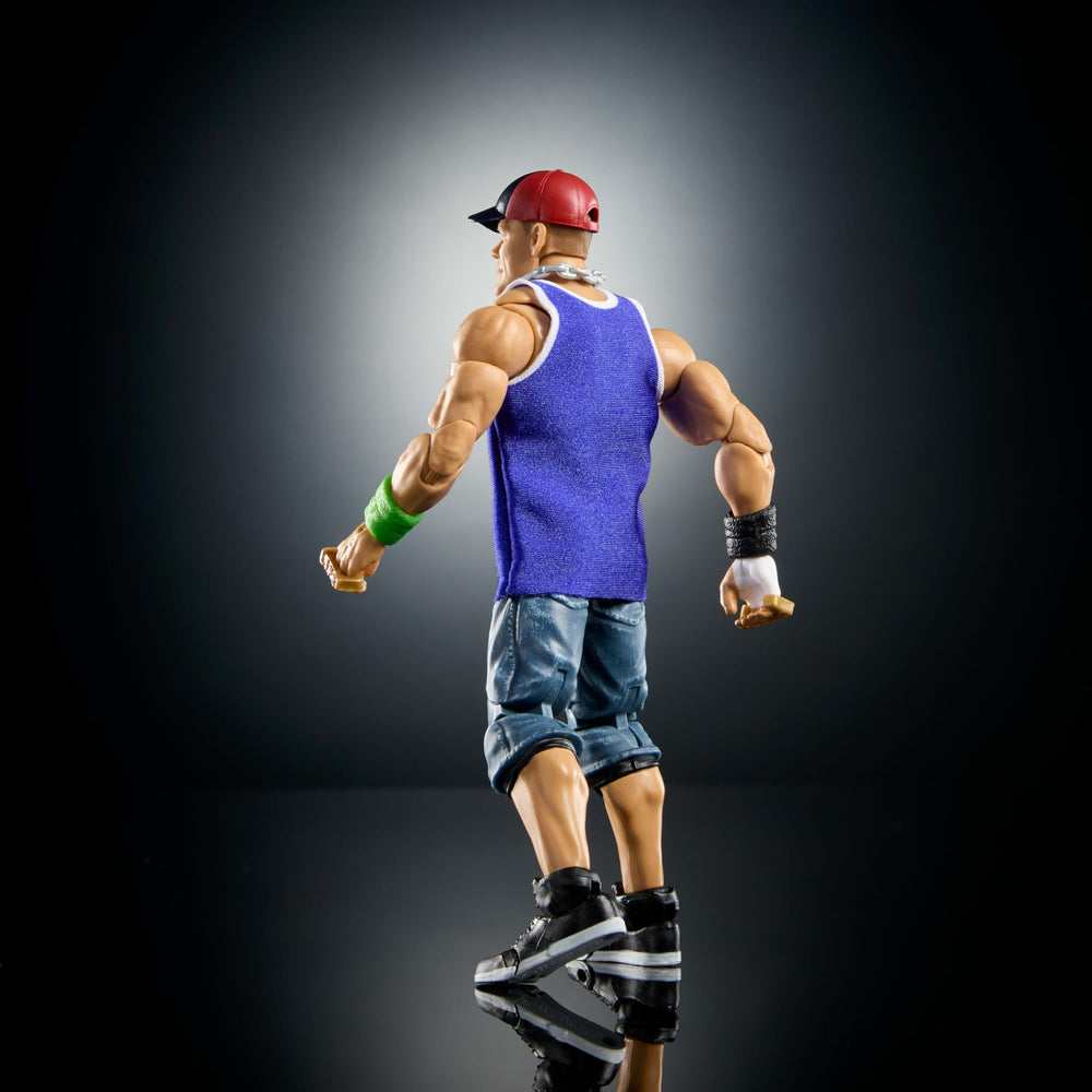 John Cena figure offers 30+ points of articulation for versatile moves.