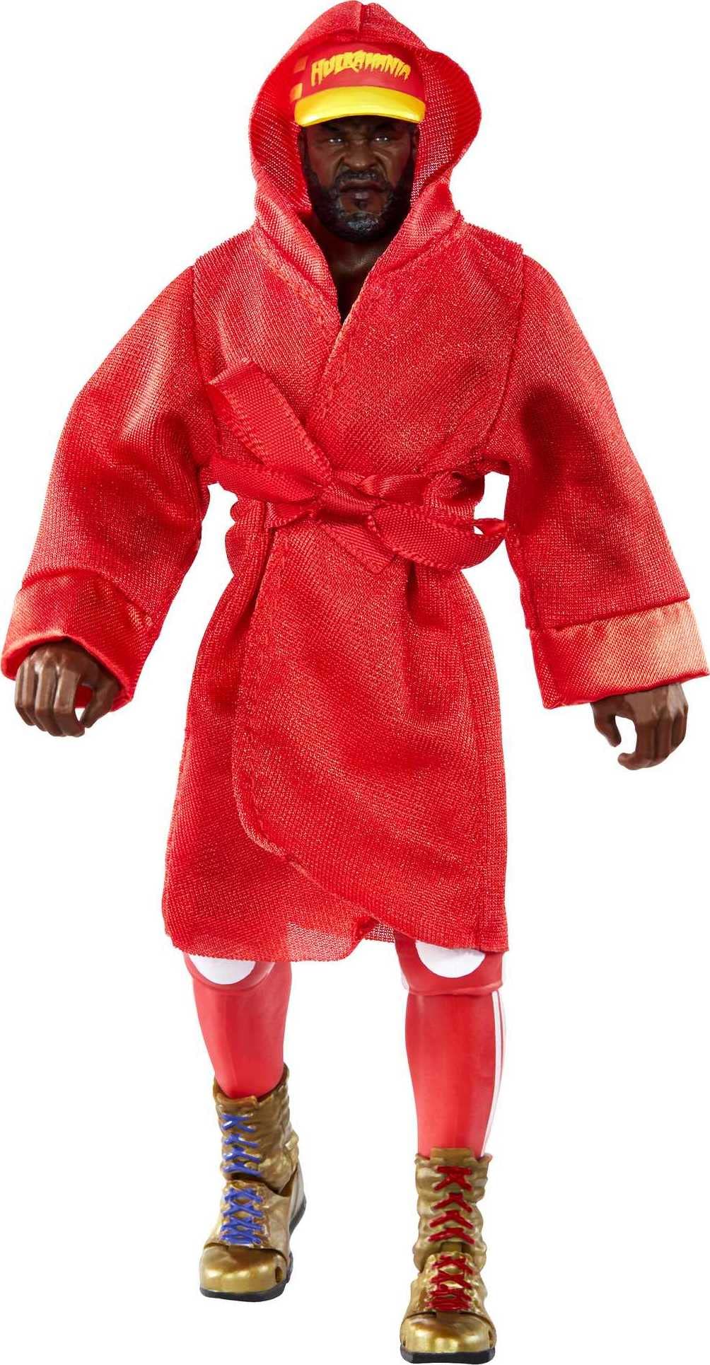 Mattel WWE Ultimate Edition Mr. T figure with interchangeable hands for action-ready poses.