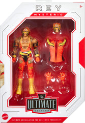 Rey Mysterio figure with swappable heads for varied expressions.