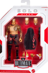 Mattel WWE Solo Sikoa figure side pose showing dynamic articulation for entrances.