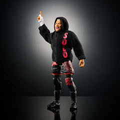 Mattel WWE Solo Sikoa swappable heads and hands enable expressive poses.