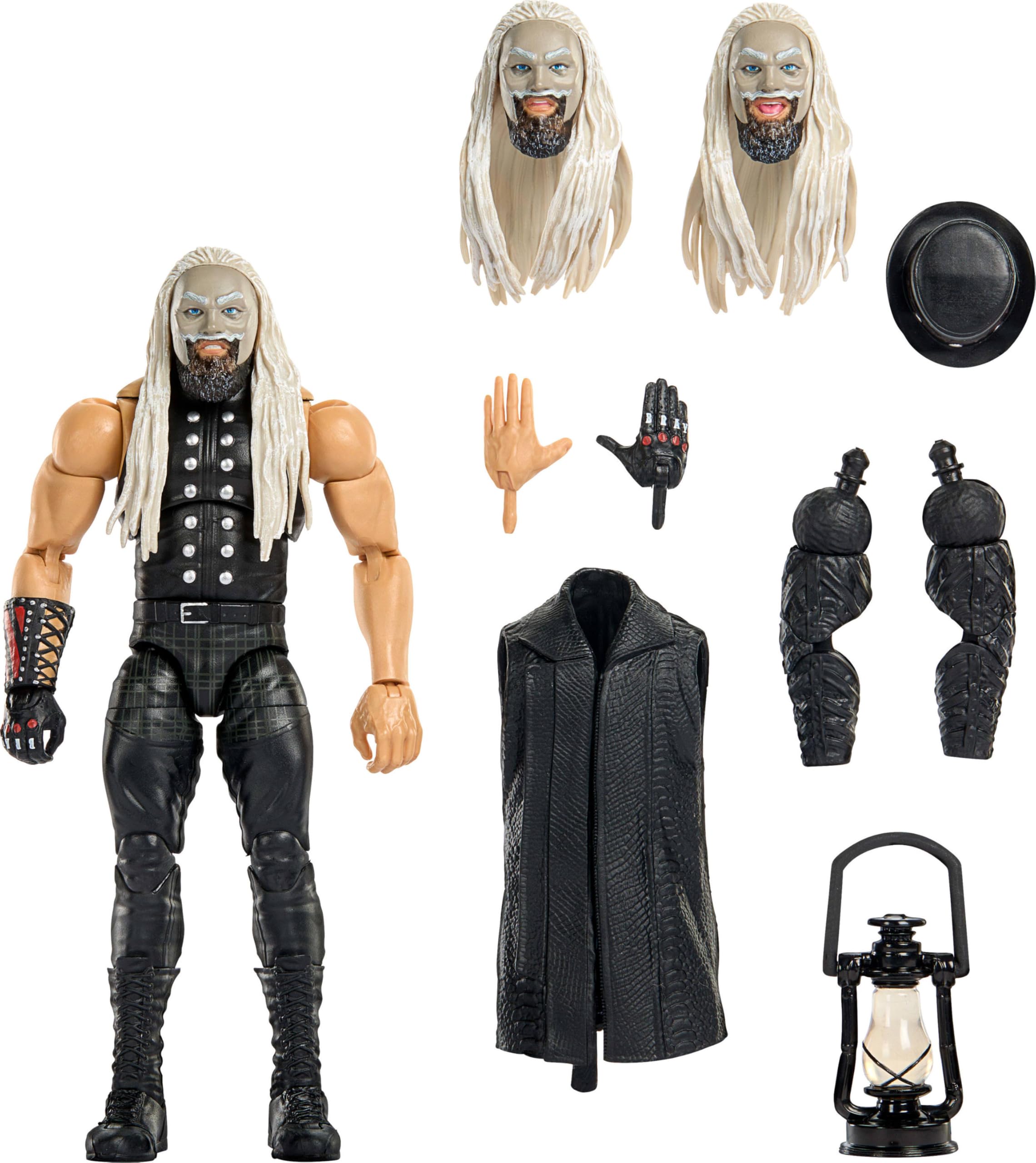 Mattel WWE Uncle Howdy figure front view with authentic ring gear for display