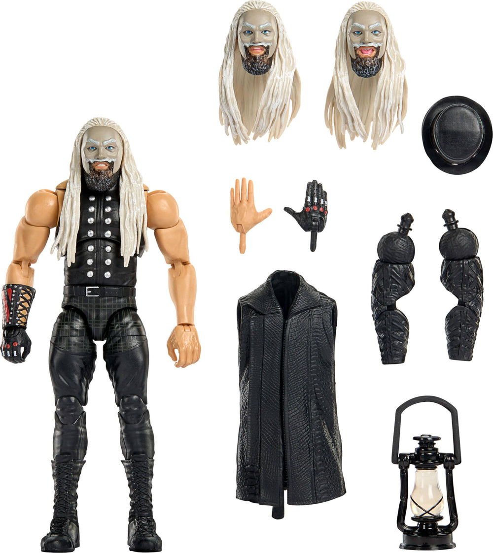 Mattel WWE Uncle Howdy figure front view with authentic ring gear for display
