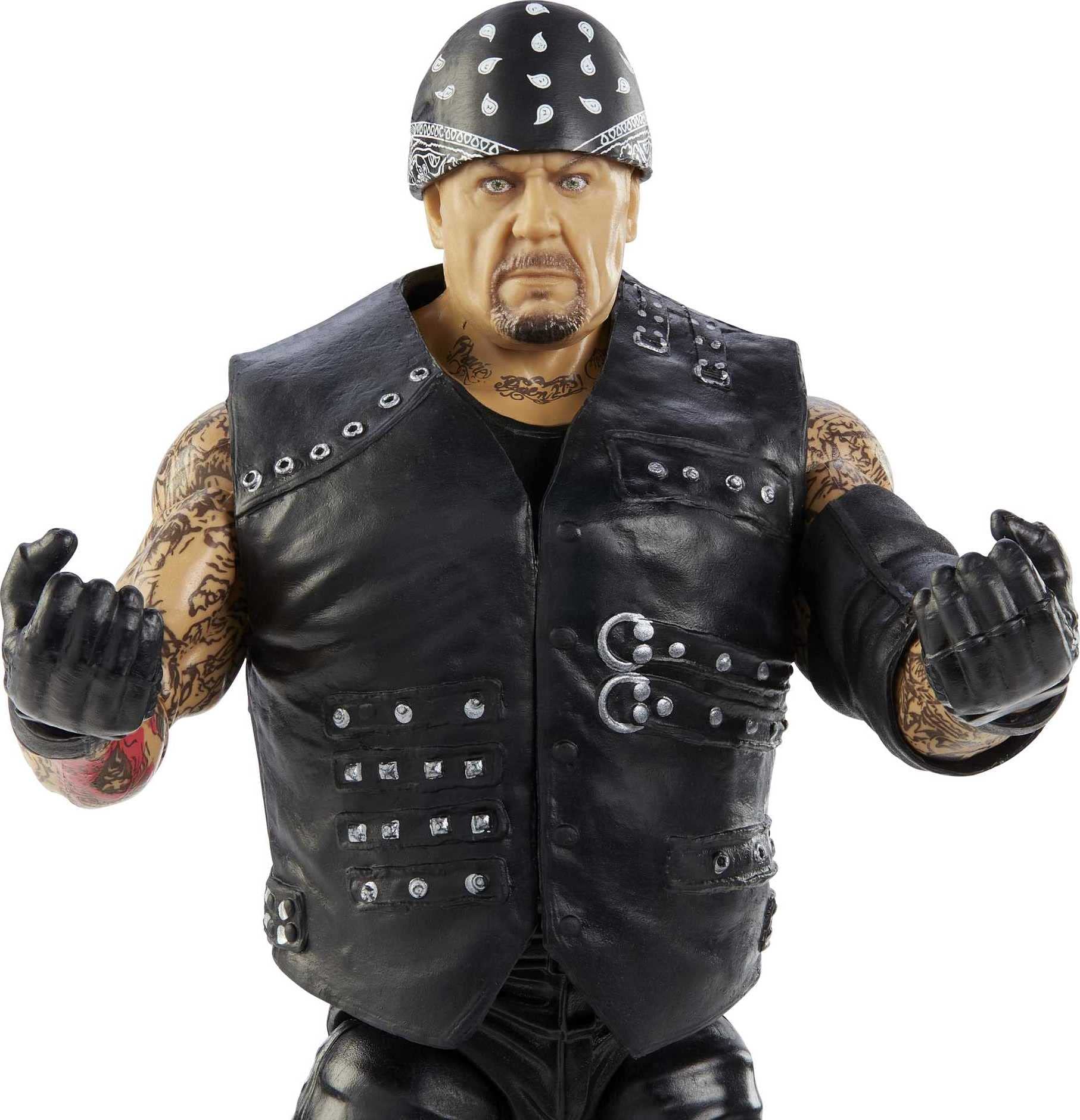 Mattel WWE Undertaker Top Picks with accessories enhances display and play possibilities
