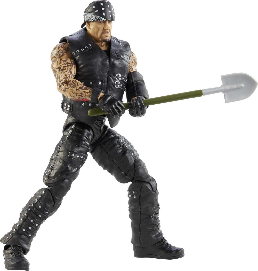 Mattel WWE Undertaker Top Picks figure front view highlighting life-like detail and poseability